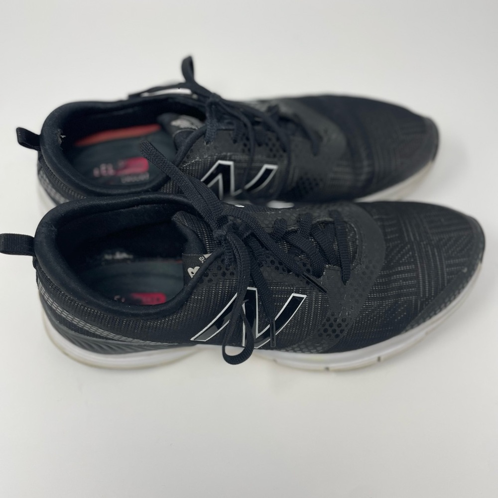 New Balance Womens 711 Black Running Shoe Lace up Low Size 11 - WX711DD